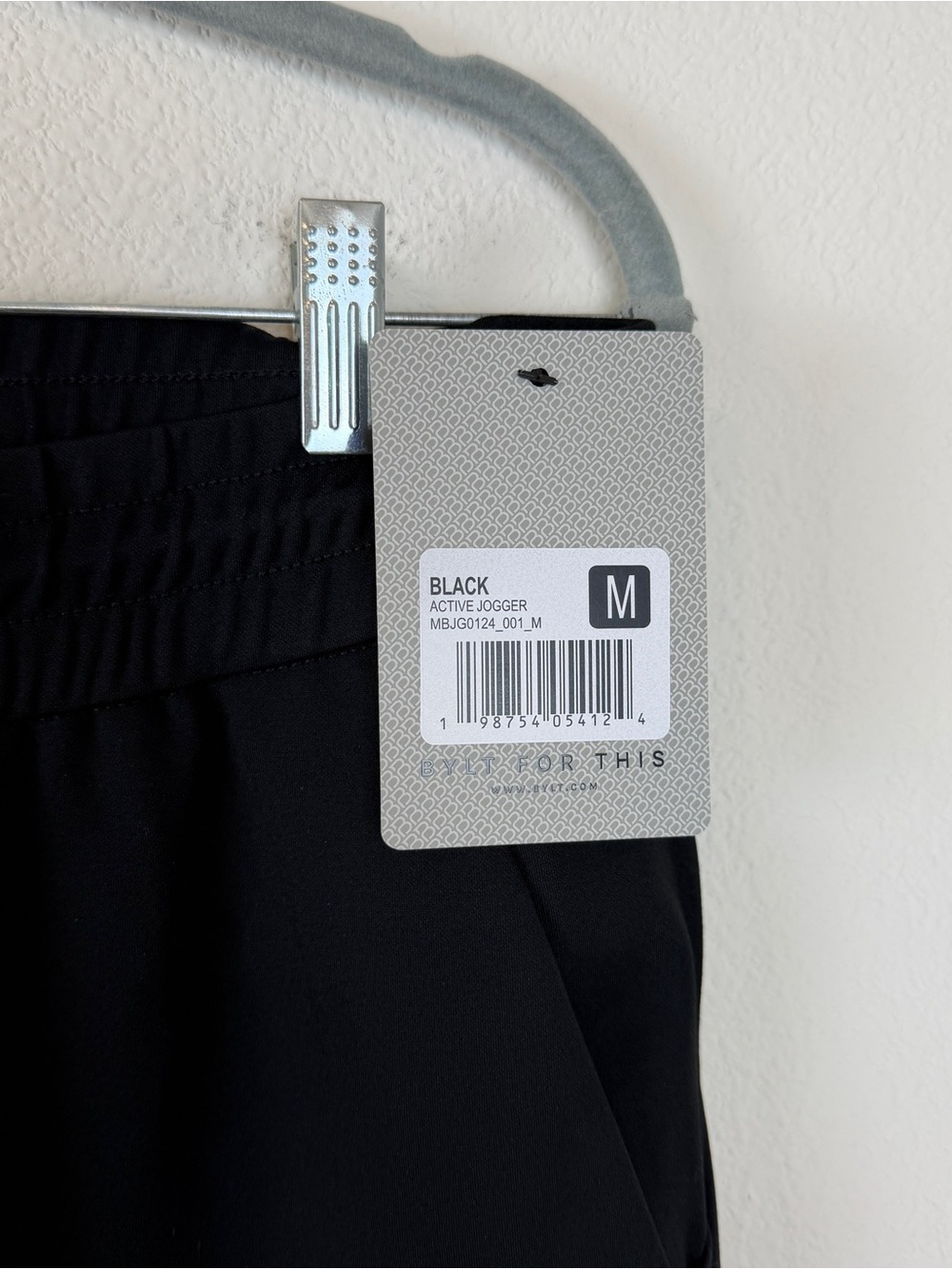 NWT- Built Men’s Active Jogger Pants | Black | Medium - Picture 6 of 11